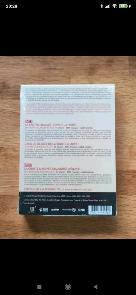 Cofret DVD Gruta Chauvet Crônicas Parietais documentário – photo 2